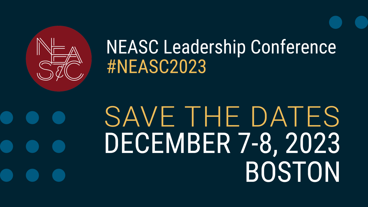 NEASC2023 save the date